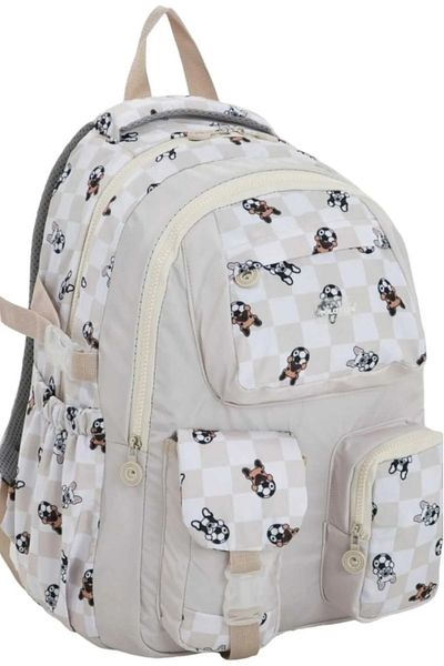 Uniquetrenders Unisex Waterproof Checkered Colorful Backpack School Bag