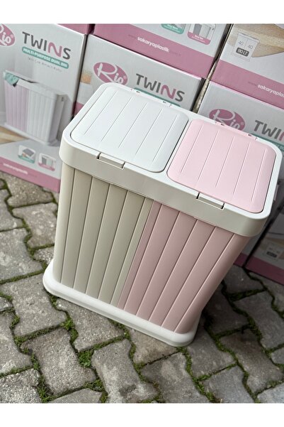 Hediye Köşkü Rio 2li twins Kirli Çamaşır Sepeti(pembe)