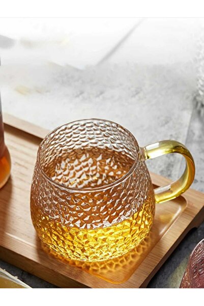 Mıncır Shop Japon Tarzı Çay Gözlük El Yapımı Isıya Dayanıklı Dövme Tahıl Su C...