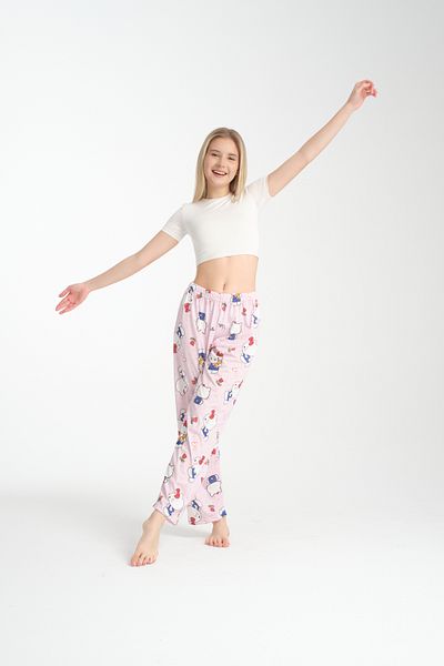 RasaHomeWear Πυτζάμες με βαμβακερό σχέδιο - ύφασμα ζέρσεϊ που αναπνέει