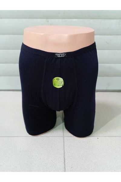 Anıt Men's Navy Blue Lycra Bamboo Boxers Single