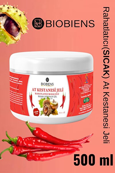 Biobiens Sıcak At Kestanesi Jeli Rahatlatıcı Masaj Jeli 500 ml