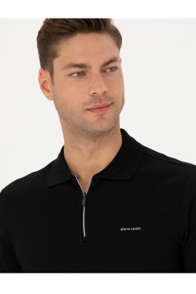 Pierre Cardin Φούτερ με φερμουάρ με κανονική εφαρμογή