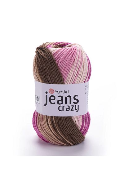 Yarnart ΤΖΙΝ CRAZY - ΜΠΡΟΝΤΕ ΧΕΙΡΟΠΟΙΗΤΟ ΠΛΕΚΤΟ ΣΚΟΡΔΟ EBRULİ-8219