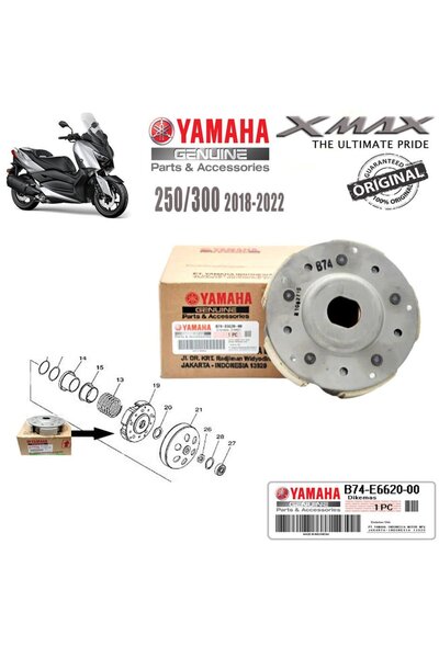 YSGMOTOPARTS Xmax 250/300 2018-2024 Orijinal Debriyaj Balatası