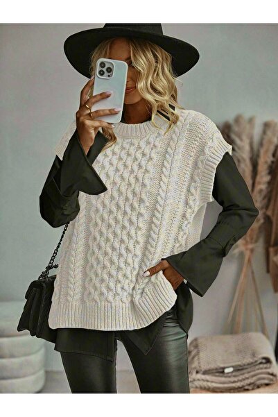 moda mh Πλεκτό Λεπτομερές Πλεκτό πουλόβερ Ύψος 75 cm Το πλάτος είναι 50 cm