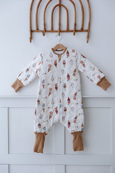 Luna Kids Collection 2.0 حقيبة نوم منقوشة بالآيس كريم TOG