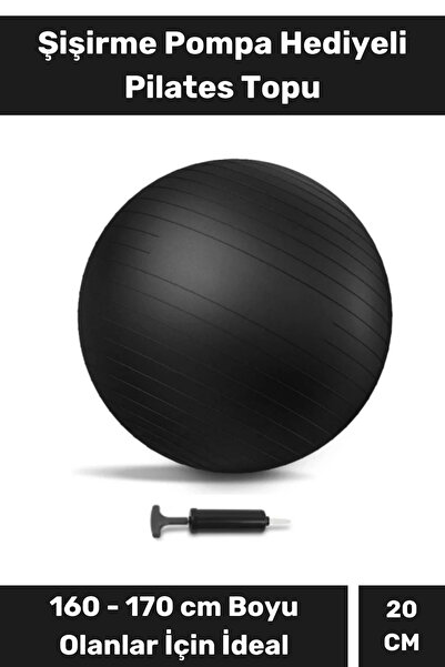 Lidyacottone Mini Gymball 20cm plava lopta za pilates i balansiranje, profesi...