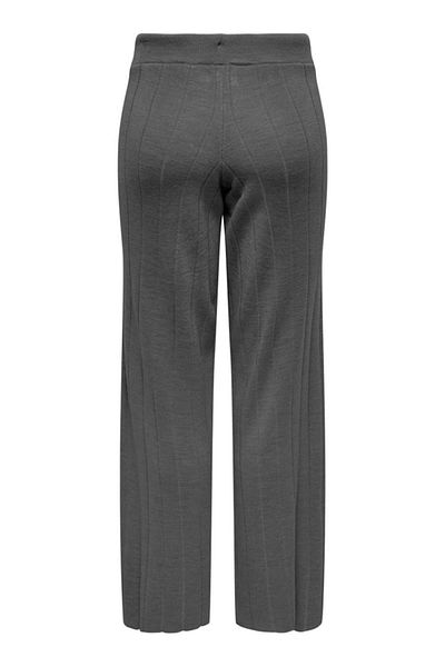 ONLY ONLTESS MW - Dark Gray Knt Pant 15327675