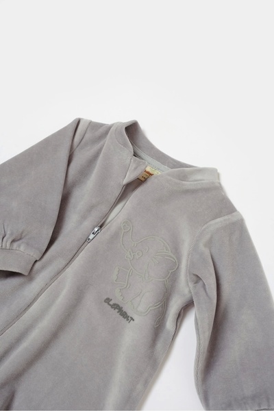 BabyCosy Baby Zippered Romper, 80% Organic Cotton, Baby and Newborn Series - Csyk6056