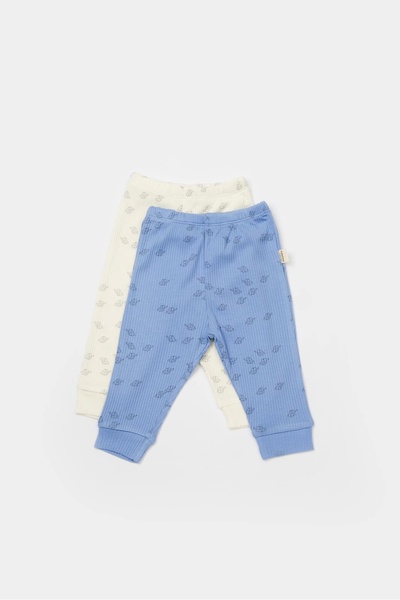 BabyCosy Organic Modal Elephant Printed 2-Piece Trousers with Booties