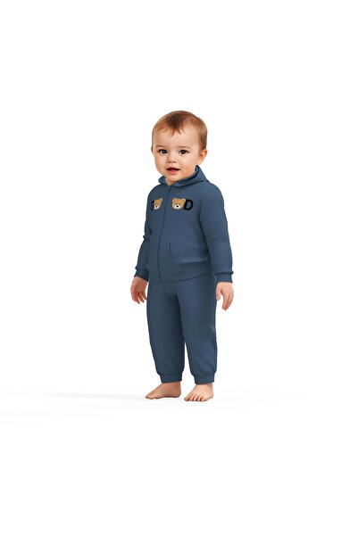 BabyCosy Hooded Jacket and Trousers Set for Baby and Newborn - 100% Organic Cotton, Csy8005