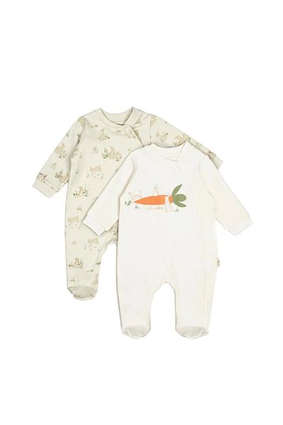 BabyCosy Organic Wear Snap Fastener Romper for Baby and Newborn 100% Organic Cotton - Csy5820