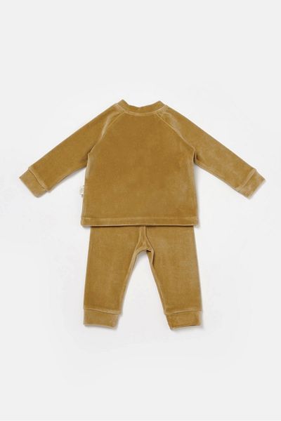 BabyCosy Set de jos și de sus din catifea organică