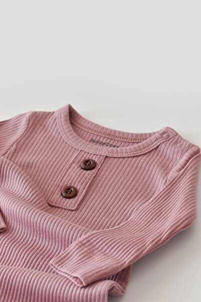 BabyCosy Baby Long Sleeve Romper, 50% Modal Fabric - 50% Organic Cotton, Baby & Newborn Series - Csym11411