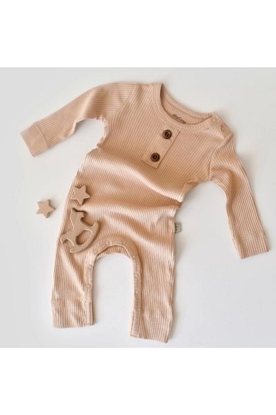 BabyCosy Long Sleeve Baby Rompers - 50% Modal 50% Organic Cotton, Newborn Series - Csym11412