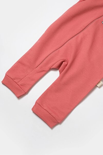 BabyCosy Baby Zippered Romper, 100% Organic Cotton, Baby and Newborn Series, Winter Collection - Csy8030