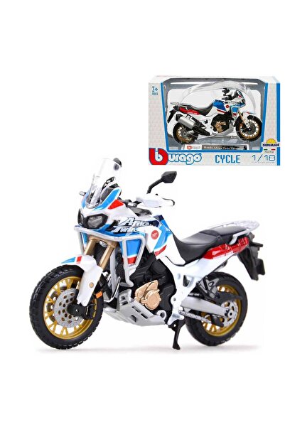Burago Ducati Motor Honda Africa Twin Adventure Model Motorcycle Snm-51000A