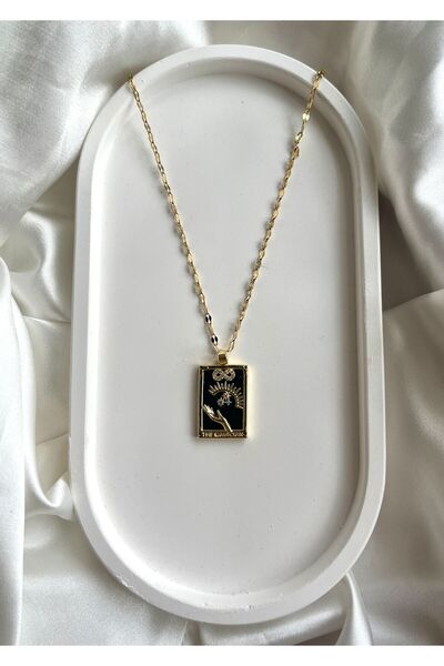 LUZ نموذج يدوي قلادة لوحة التارو الساحرة