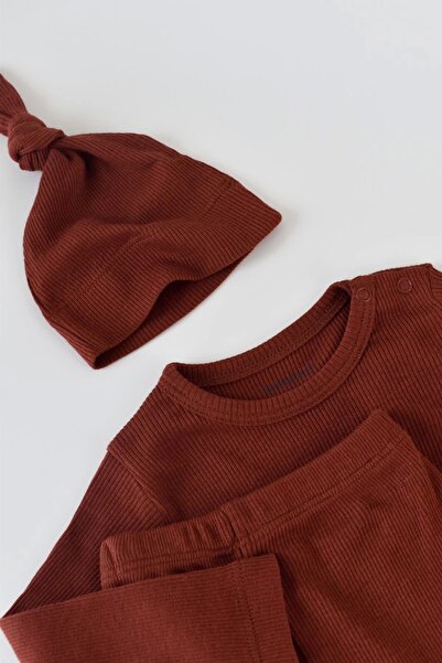 BabyCosy Baby Pants and Long Sleeve T-Shirt and Hat Set, Baby and Newborn Series - Csym21501