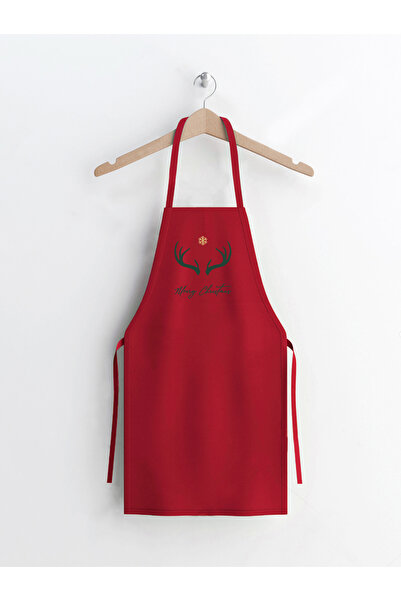 Klappe Design Christmas New Year's Design - Kitchen Apron and Horn