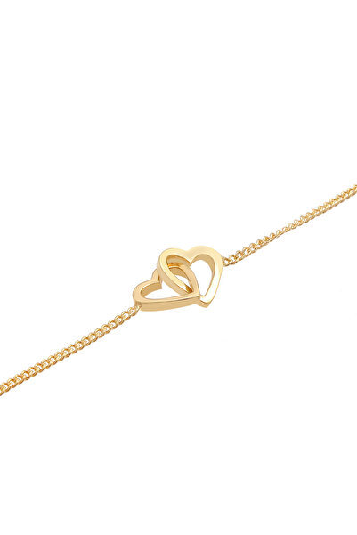 ELLI Náramek žena srdce symbol lásky filigrán ze sterlingového stříbra 925