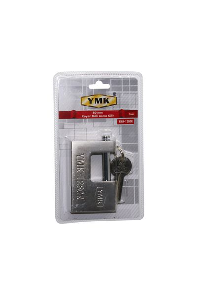 CEKAVE 80mm Gray Sliding Shaft Padlock