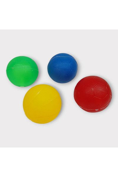 doremodam Dog Toy - Plastic Pressure Ball - Set of 4 (Lisinya)