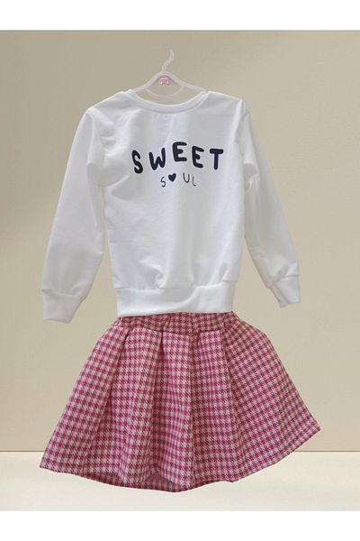 Bebek Girl's Skirt Suit 100% Cotton Bottom