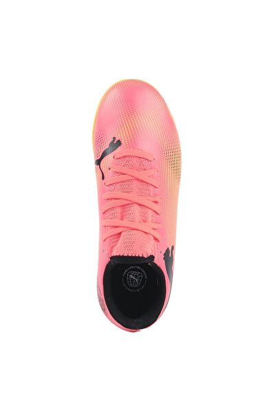 Puma Kids Puma Future 7 Play Çocuk Pembe Halı Saha Ayakkabısı (107737-03)