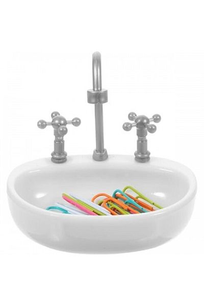 ANI OFİS KIRTASİYE A K Sink Shaped Paperclip Box - Organize Your Table
