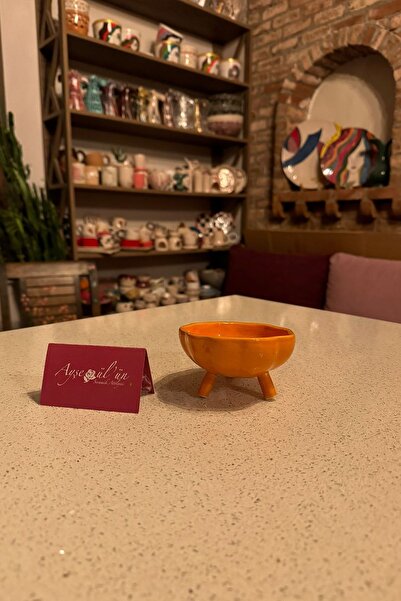 Ayşegül'ün Seramik Atölyesi وعاء اليقطين السيراميكي المصنوع يدويًا