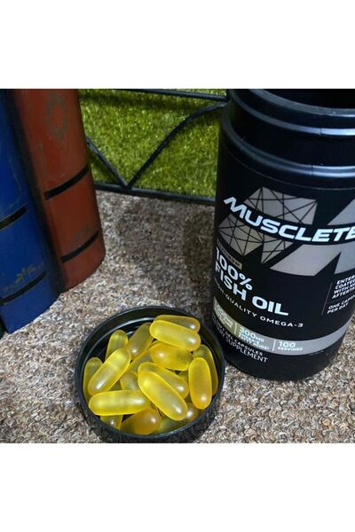 MUSCLETECH , Platinum %100 Omega 3 (Balık yağı) 100 Jel Kapsül