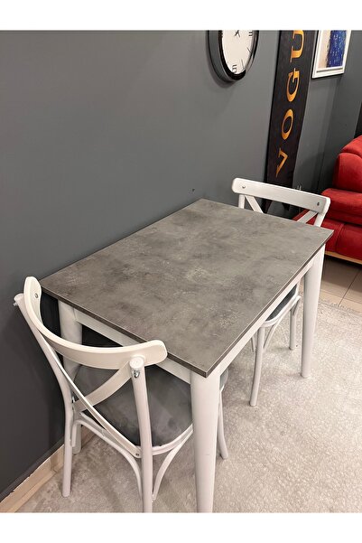 VOGUE TASARIM VE AKSESUAR 60/90 ölçü küçük  mutfak masası kullanışlı yemek ma...