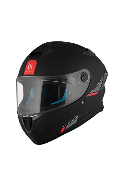 Genel Markalar MT TARGO S SOLID A1 KAPALI KASK MAT SİYAH