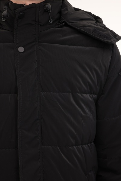 lumberjack ML 2JJYCFAW23-H2346 4PR μαύρο ανδρικό κοντό παλτό