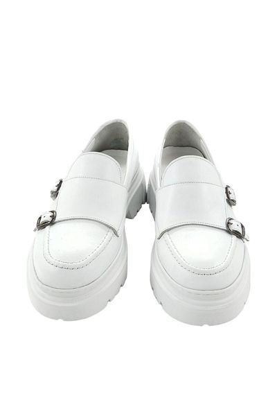 MİLONEK 202413081931   - Men's White Daily Double Buckle Bag