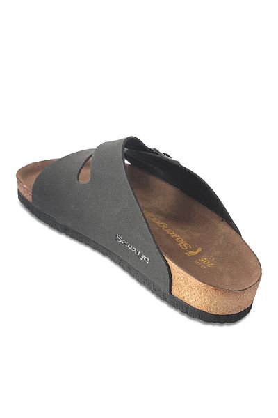 Slazenger Ανδρικές παντόφλες Nubuck με μαύρο φακό