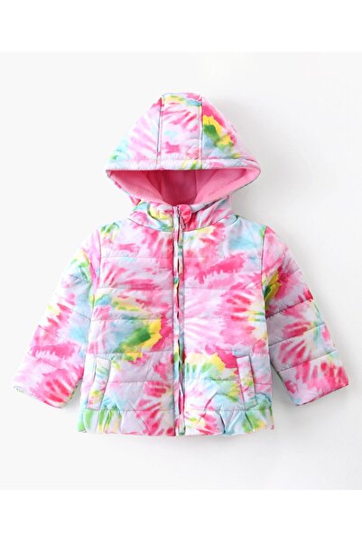 Babyhug جاكيت Babyhug مفتوح من الأمام بأكمام طويلة ومبطن بغطاء رأس وطبعة تجري...