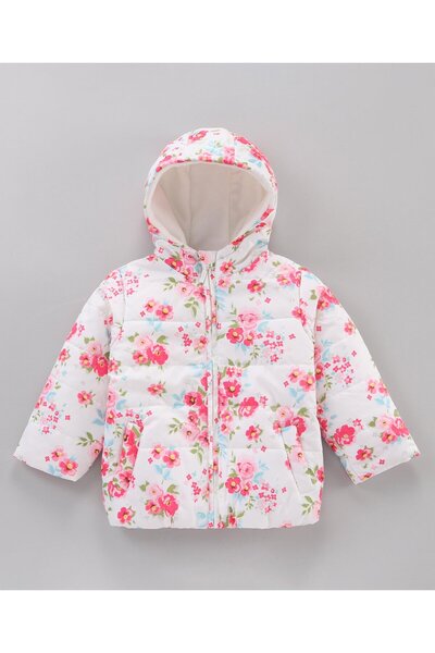 Babyhug Babyhug Polyester Full Sleeves Hooded Fashion Heavy Winter Jacket Flo...