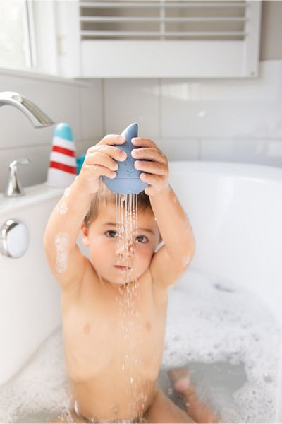 Ubbi UB-10536 Ubbi - Cloud and Droplet Bath Toys Cloudy Blue