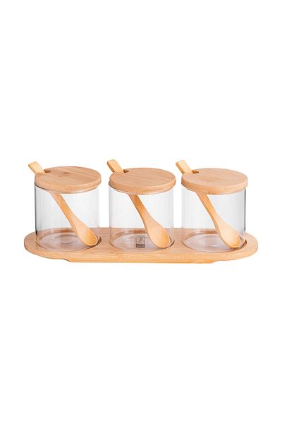 Emsan Lia 3-Piece Borosilicate Spice Set