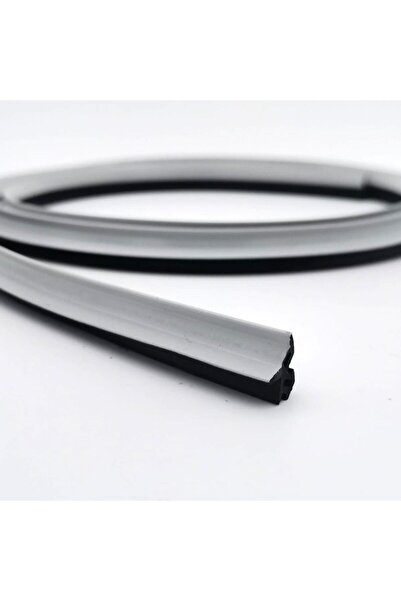 CONTACALL Gri Kaplama Kauçuk PVC Kapı Pencere Contası Fitili 125 Metre – Yağlı, Değişim & Tamirat İçin