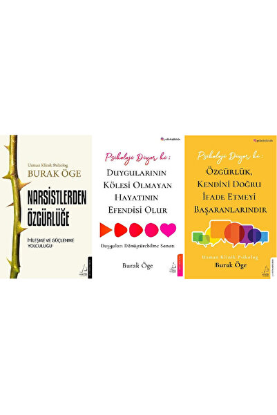 Destek Yayınları Narsistlerden Özgürlüğe  + Psikoloji Diyor ki 1 + Psikoloji ...