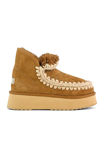 Mou Kadın / Kız Bot (Kar) MU.FW681000A COG  Mou Mini Eskimo Platform Boot Cognac