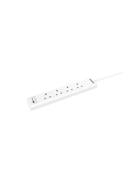 Philips 4 Uk Ac, No Switch, 2m 1 X Type A ; 1 X Type C Child Safety Shutterbs Plug With Fuse13a Breaker