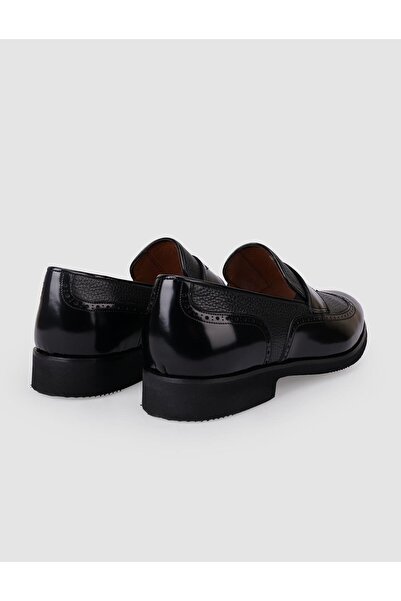 Cabani Ανδρικά κλασικά παπούτσια από 100% γνήσιο δέρμα μαύρο ανοιχτόχρωμο