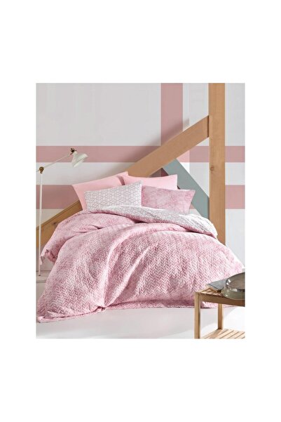 Cotonbox Cotton Box Minimal Best Complete Set Çift Kişilik Nevresim Takımı Pembe