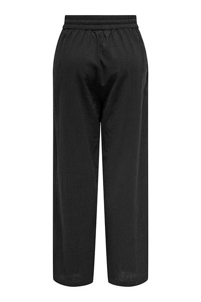 ONLY Onltizana Black Cotton Loose Pants - Wvn 15319090