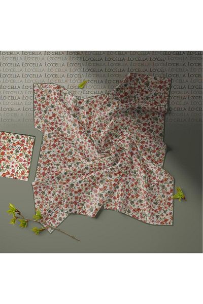 locella Μαλακό βαμβακερό κασκόλ-1144